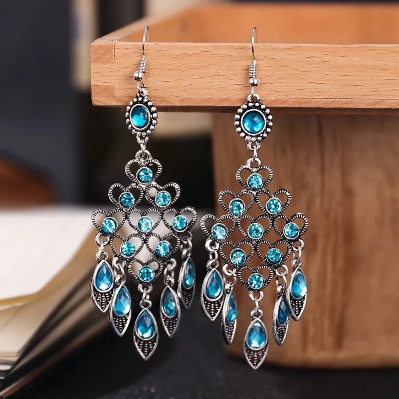 Bohemian Crystal Earrings