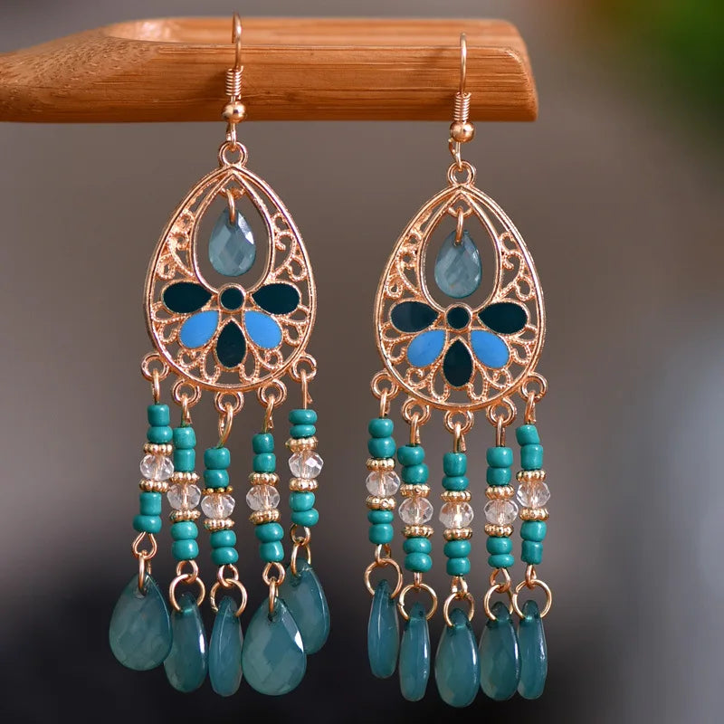 Bohemian Crystal Earrings