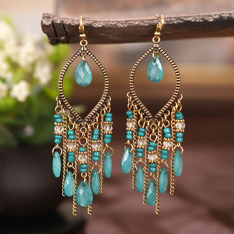 Bohemian Crystal Earrings